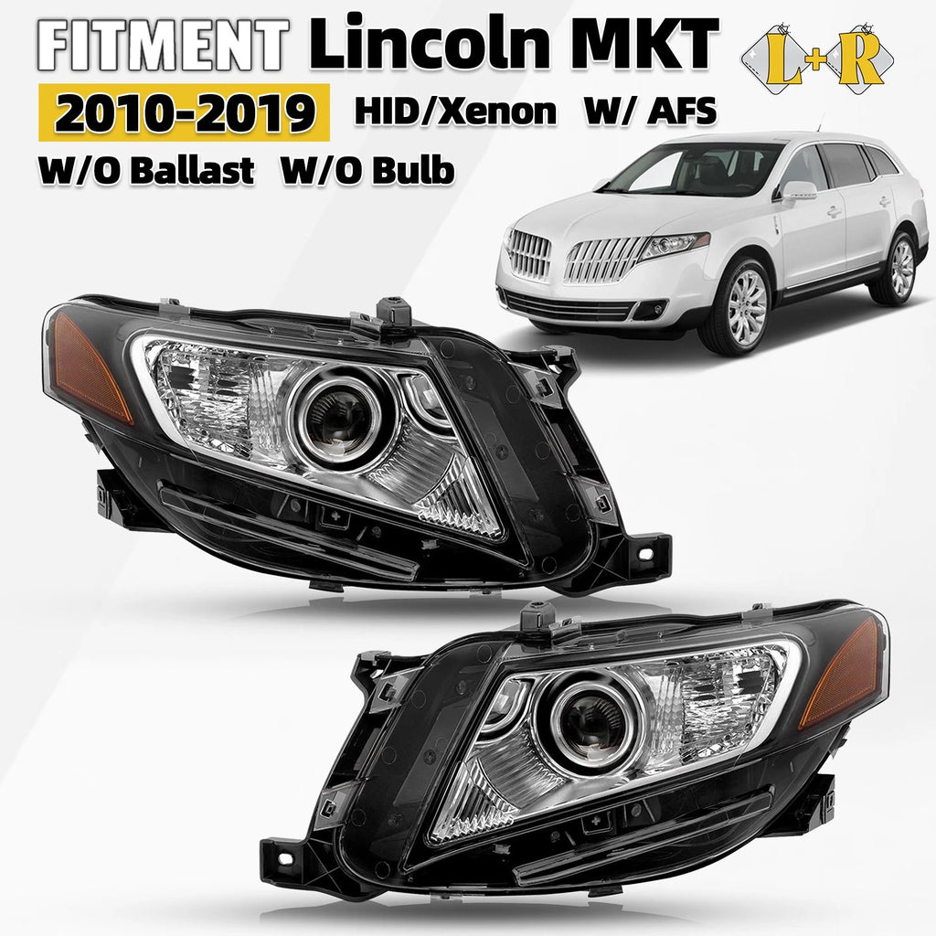 HID Xenon Headlight Set for Lincoln MKT (2010–2019) Right + Left Pair