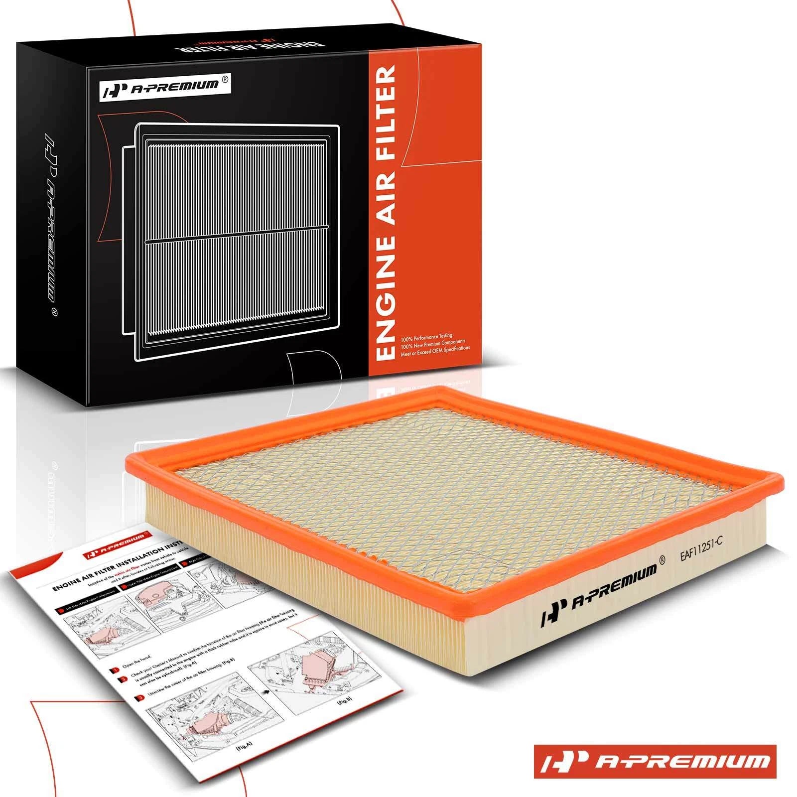 Engine Air Filter for Chevrolet Malibu, Impala, Buick Regal (2013–2020)