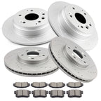 Drilled Rotors and Ceramic Brake Pads for Acura TL (2004–2008)