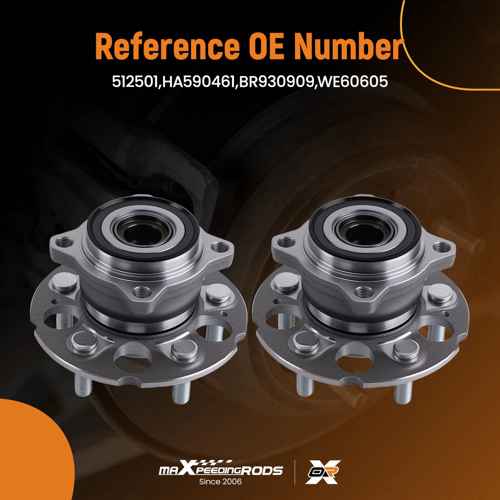 5 Bolt Wheel Hub Assembly Rear for Acura RDX, Honda CR-V (2012–2016) WE60605 AWD