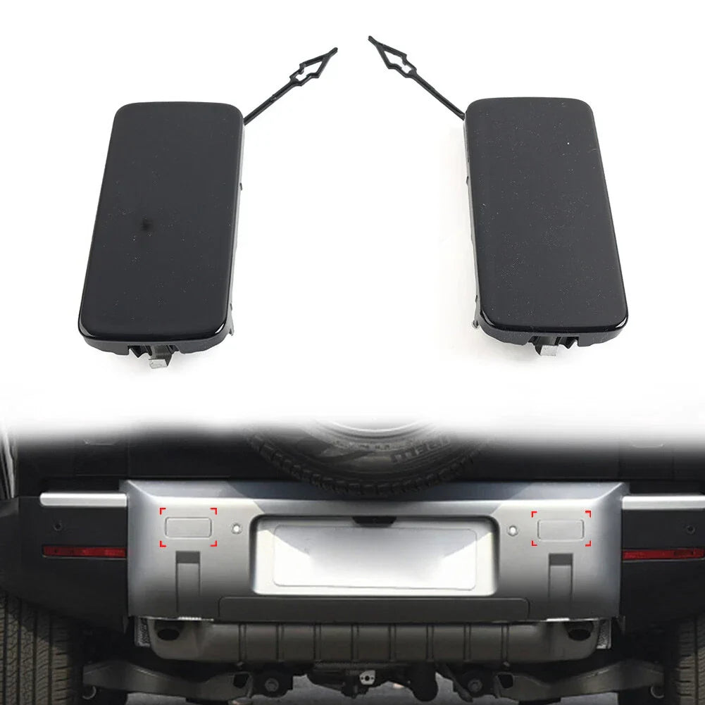 Rear Trailer Hook Covers for Land Rover Defender 90 110 130 (2020-2024)