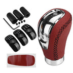 5/6 Speed Manual Gear Shift Knob for Universal Fit (Red & Black)