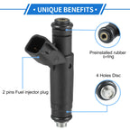 Set of 6 Fuel Injectors No.YF1Z9F593AD for Ford Ranger (2001–2003) 3.0L
