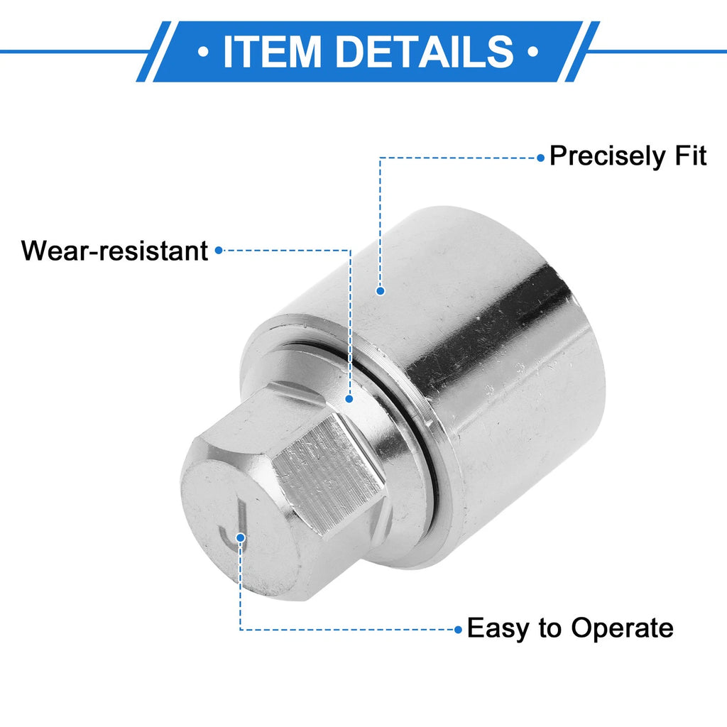 Type J Wheel Lock Lugnut Antitheft Key Socket for Skoda VW 