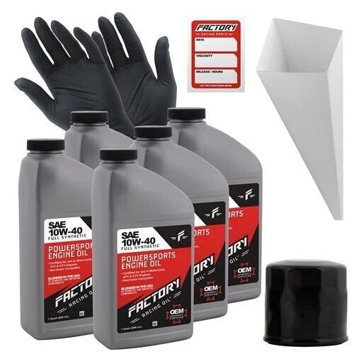 5qt Oil Change Kit SAE 10W-40 for Yamaha XTZ12 Super Tenere (2010–2019)