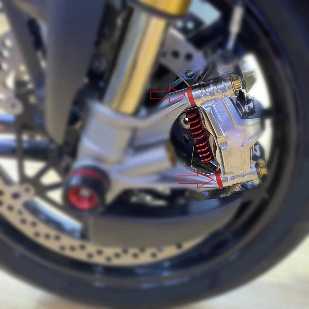 4X Front Brake Caliper Spacers for Ducati Monster 1200 R/S, Multistrada 1200 S