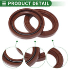 Set of 5 Oil Seal Rotary Shaft Seal FKM Rubber 25x35x5mm