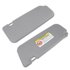 Set of 2 Sun Visors for Hyundai Accent (2011–2015) 1E 1.6L Gray