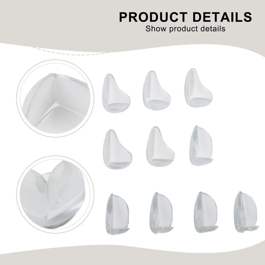 10X Child Safety Corner Edge Protectors Transparent Cushion Guards