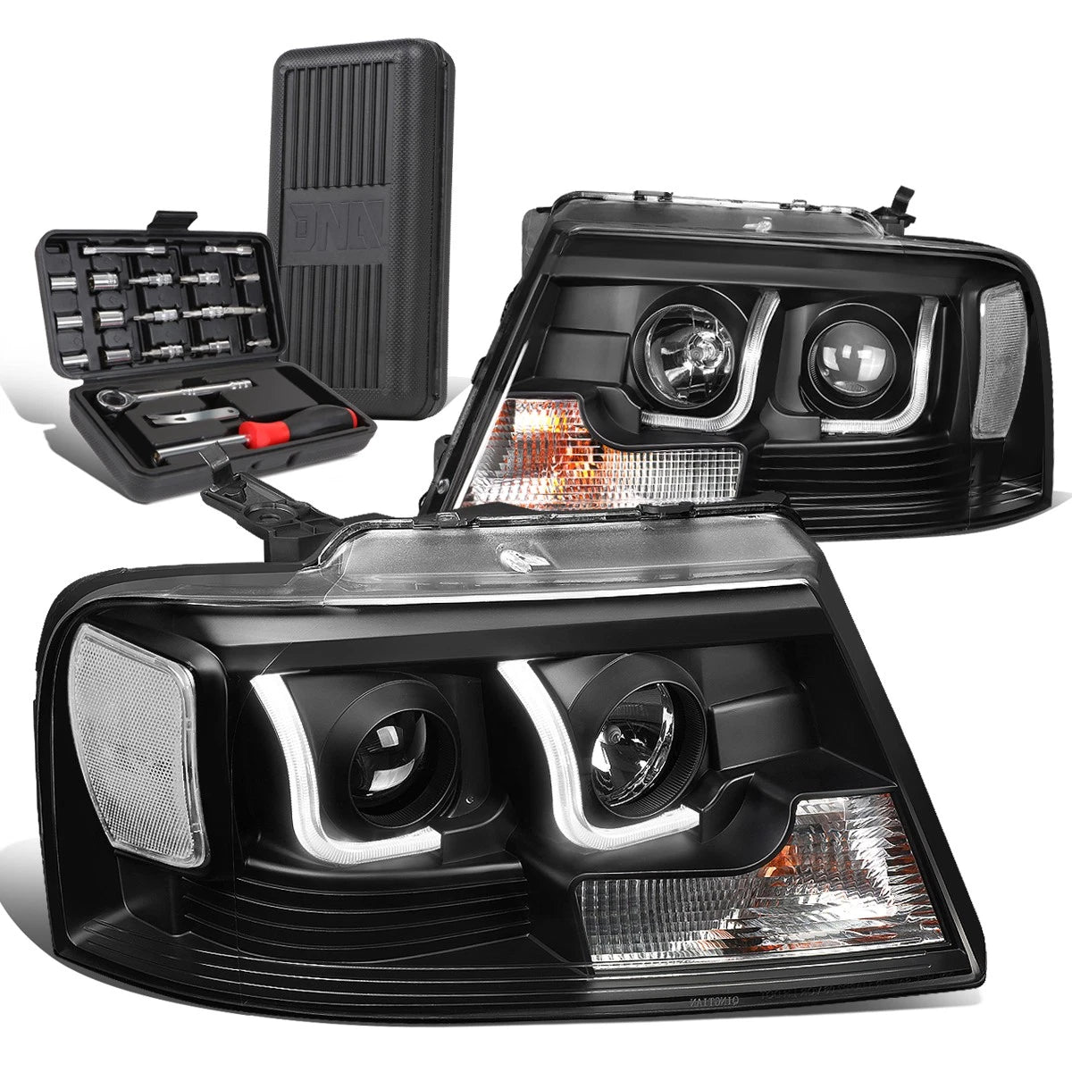 LED Bar Projector Headlight for Ford F150/Mark LT (2004–2008)