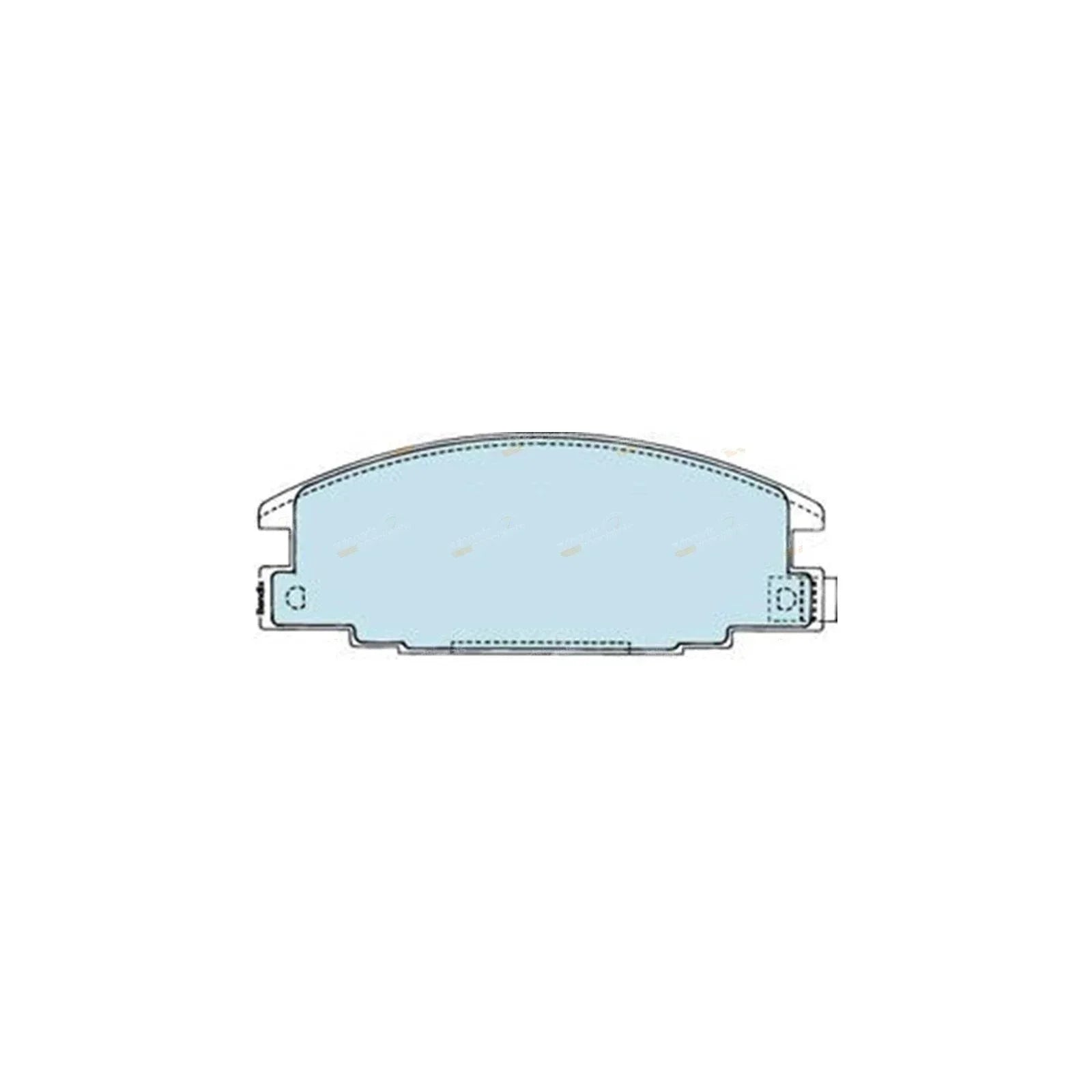 4WD Front Disc Brake Pads Set for Isuzu MU (1989-1995)