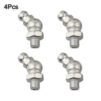 Set of 4 Grease Nipple Fittings for Simple Lubrication Solution