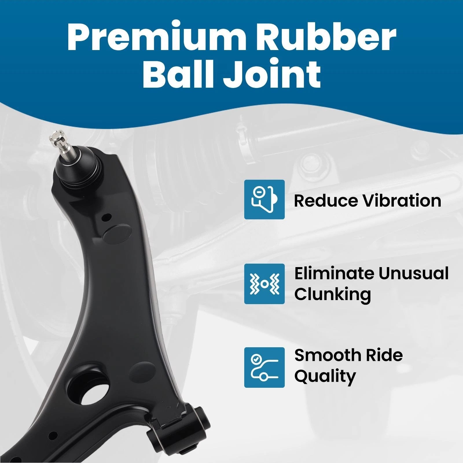 Driver Side Lower Control Arm with Ball Joint for Dodge Grand Caravan (2008–2020)