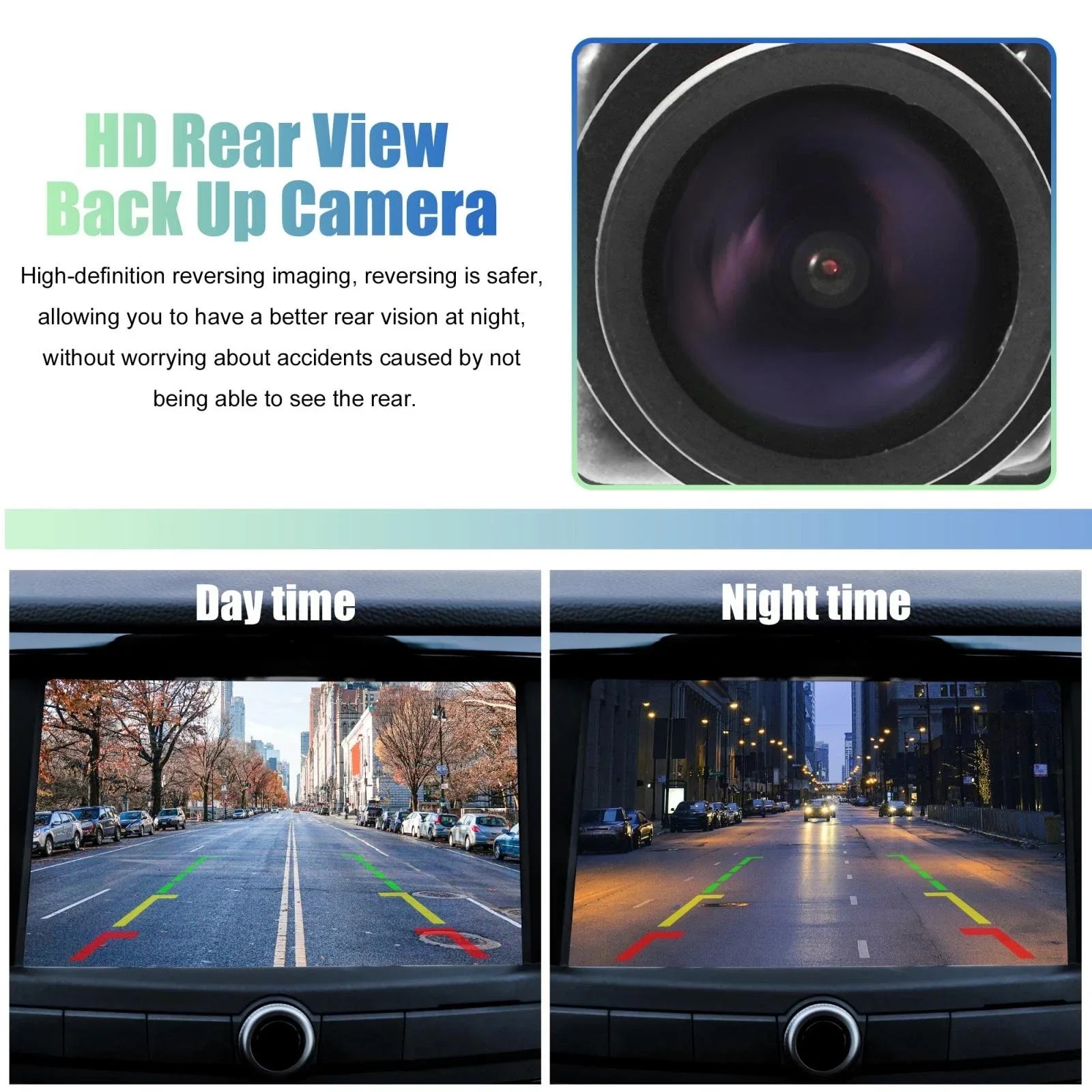 Dodge Journey Rear View Backup Camera for 2011-2020 (2 x 56054158AB, 56054158AC)