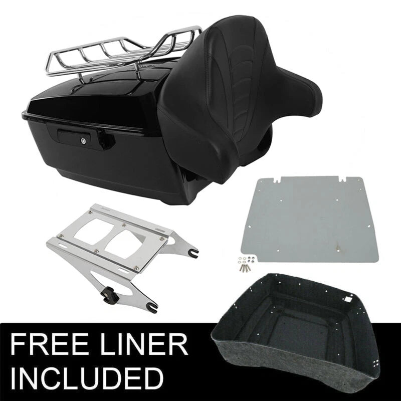 Trunk Backrest Mount Plate for Harley Touring CVO Street Glide (2014–2026)