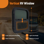 14" x 16" Vertical Push Pull RV Window for RV/Camper/Trailer/Food Truck