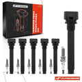 Set of 6 Ignition Coils & Iridium Spark Plugs for Jeep Grand Cherokee (2011–2015)