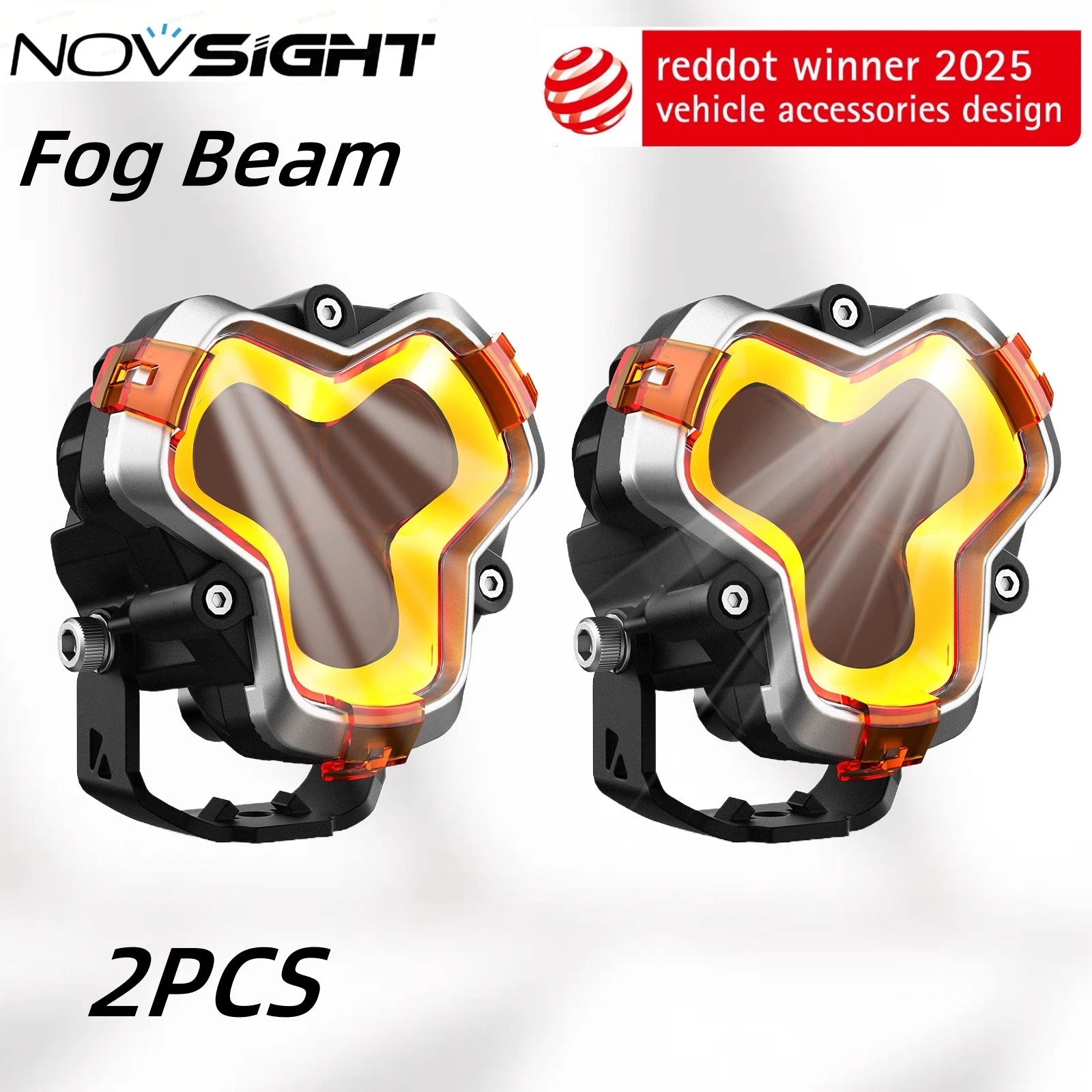 2X NOVSIGHT 3" LED Work Pod Light for Truck (Off Road)