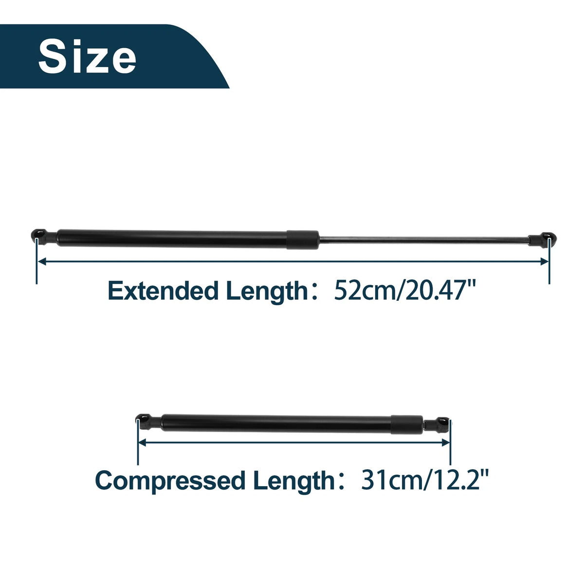 Tailgate Lift Supports Struts 90450JD01C/90450JD01B for Nissan Qashqai (2007–2013)