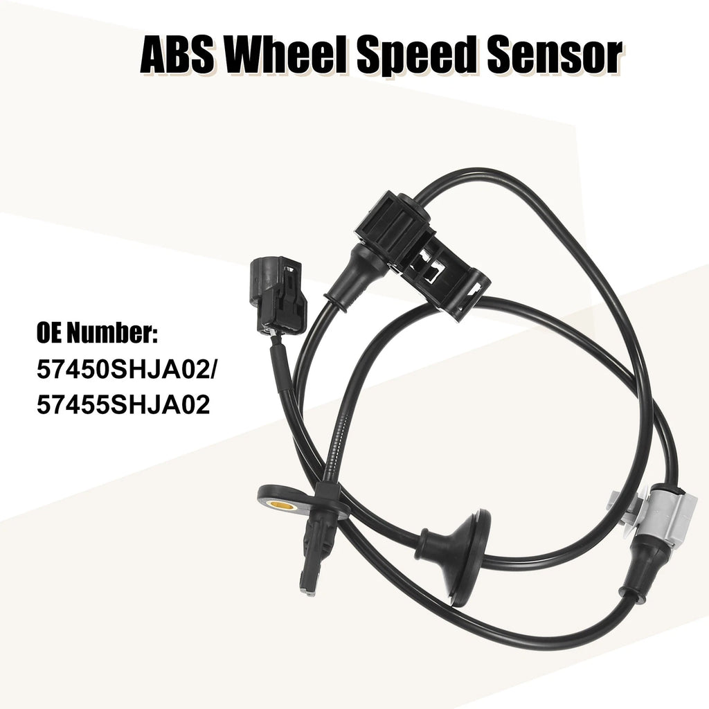 2pcs ABS Sensor No. 57450SHJA02/57455SHJA02 for Honda Odyssey 