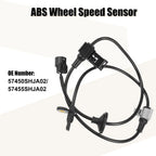 2pcs ABS Sensor No. 57450SHJA02/57455SHJA02 for Honda Odyssey 