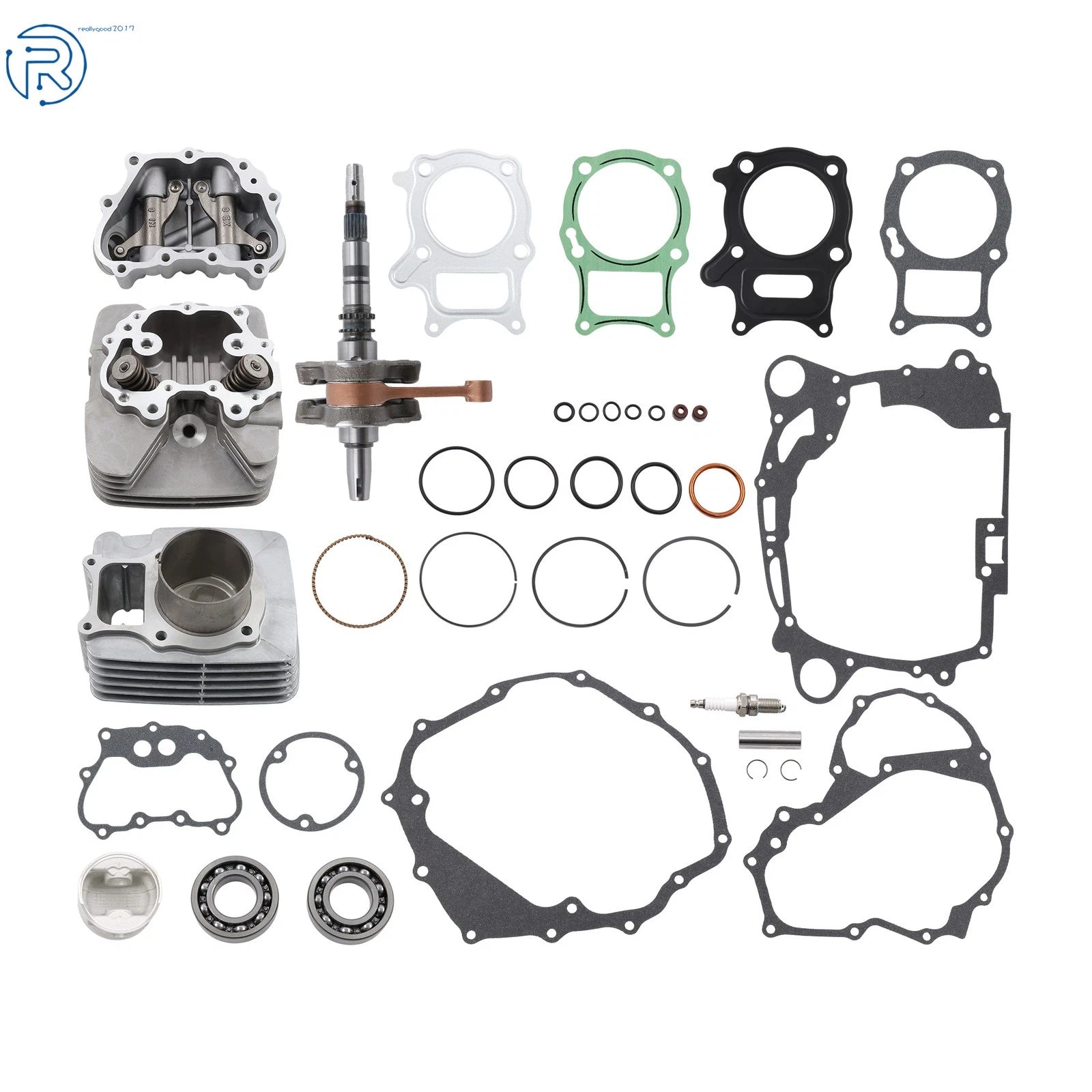 Crankshaft, Cylinder Head, Cover, Overhaul Pad for Honda TRX250 (2008–2014)