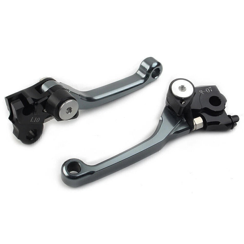 CNC Pivot Brake Clutch Levers for Honda CRF250R CRF450R (2007–2022) Titanium