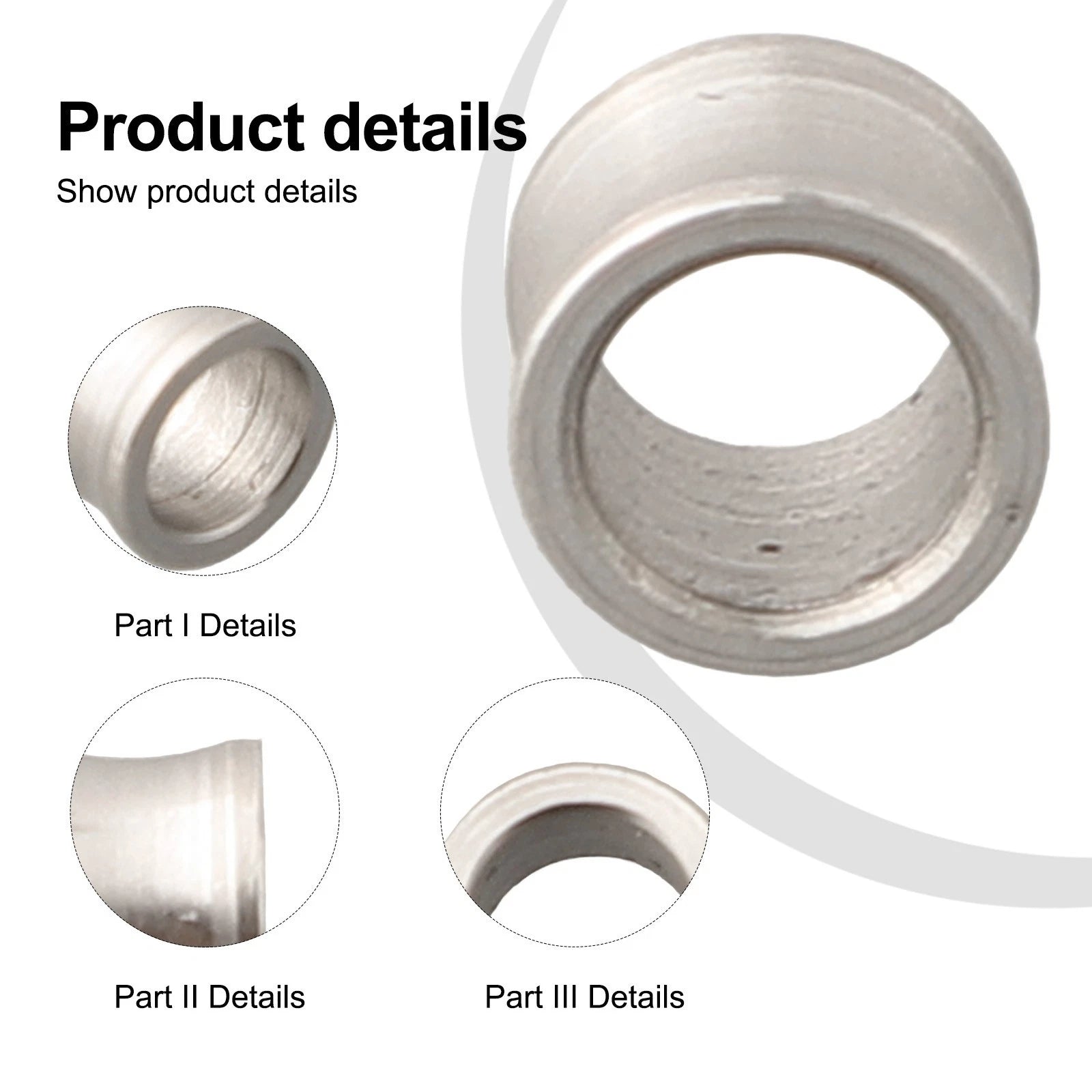Fishing Reel Guide Ring Set of 8 Sizes for Protable Outdoor Models