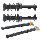 Set of 4 Struts and Shocks for Mercedes E350 RWD (2010–2014)