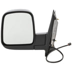 Power Mirror for Chevrolet Express 3500 (2003–2007) Left Manual Fold Black