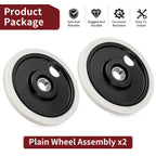 Set of 2 Plain Wheel Assembly for Polaris Indy Rush SwitchBack Titan 800 850 600