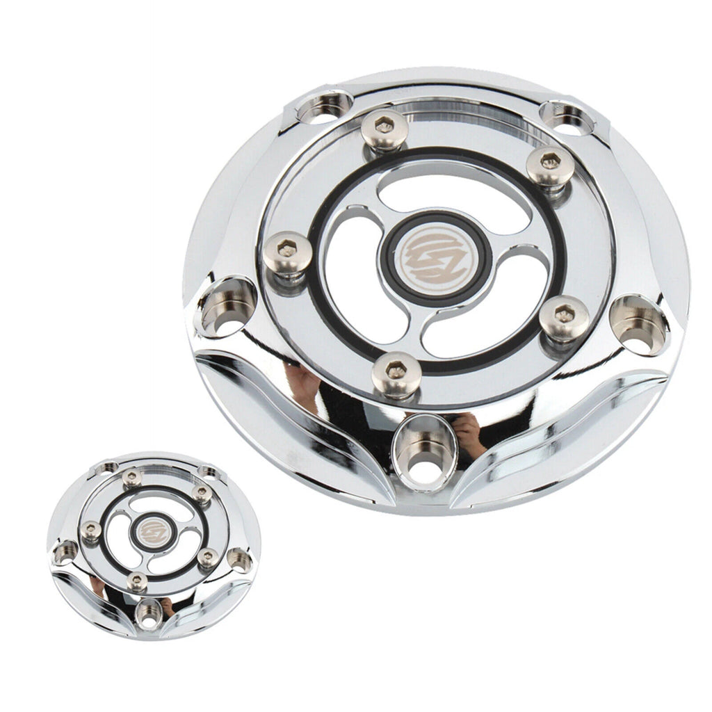 Chrome Alternator Stator Cover for Harley Road King Glide (2007–2016)