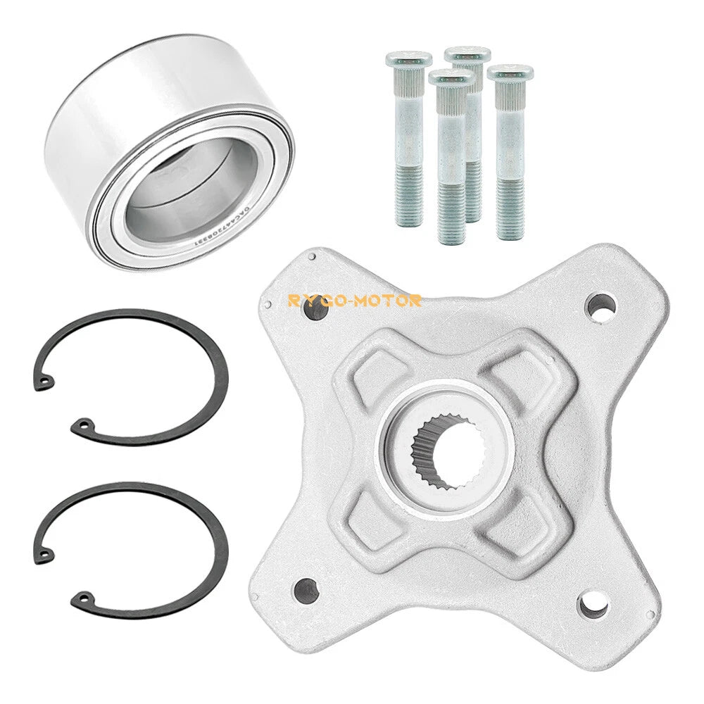 Front Wheel Hub & Bearing Kit with Studs for Polaris Scrambler 1000 850 (2013–2021)