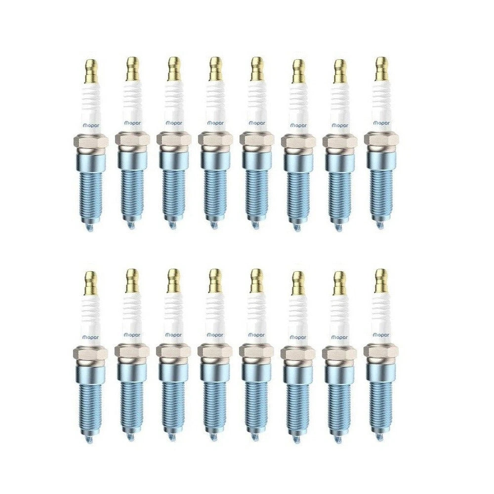 Set of 16 Spark Plugs for Dodge Charger Jeep V8 (OEM Mopar)