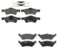 Set of 4 TRW Pro Ceramic Brake Pads for Grand Caravan, Town & Country (2008–2016)