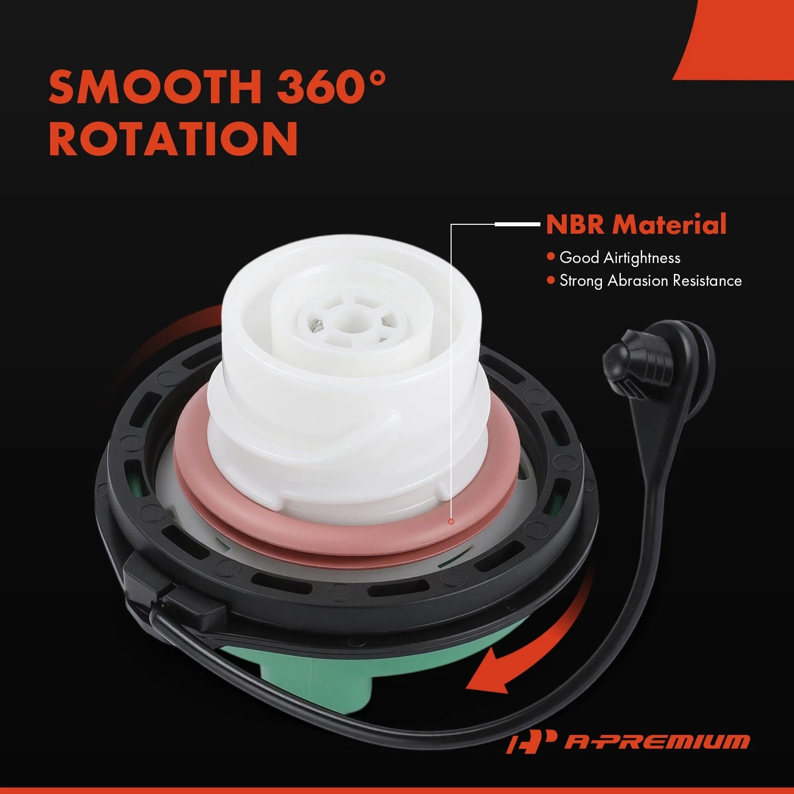 Fuel Tank Filler Cap for Ford F-250 F-350 F-450 F-550 Super Duty (2008–2017)