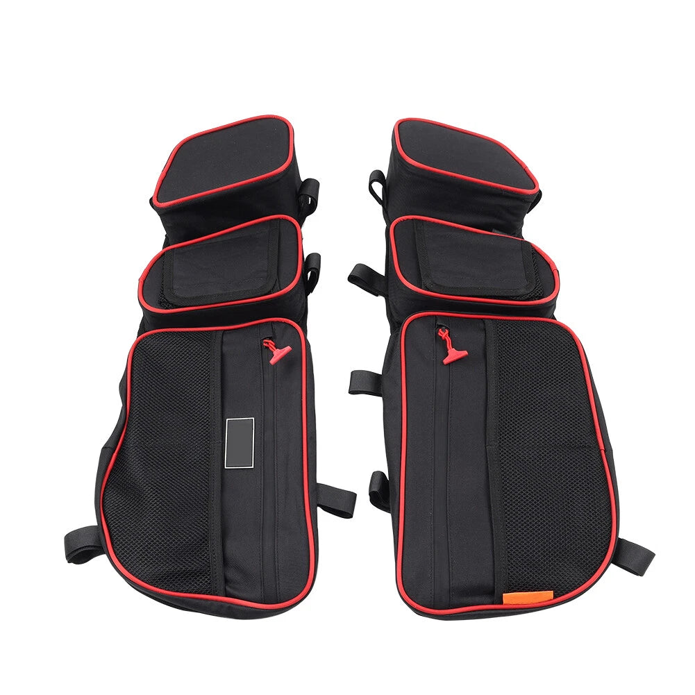 Front Side Door Storage Bags with Knee Pad for Can Am Maverick X3 Turbo (2017–2024)