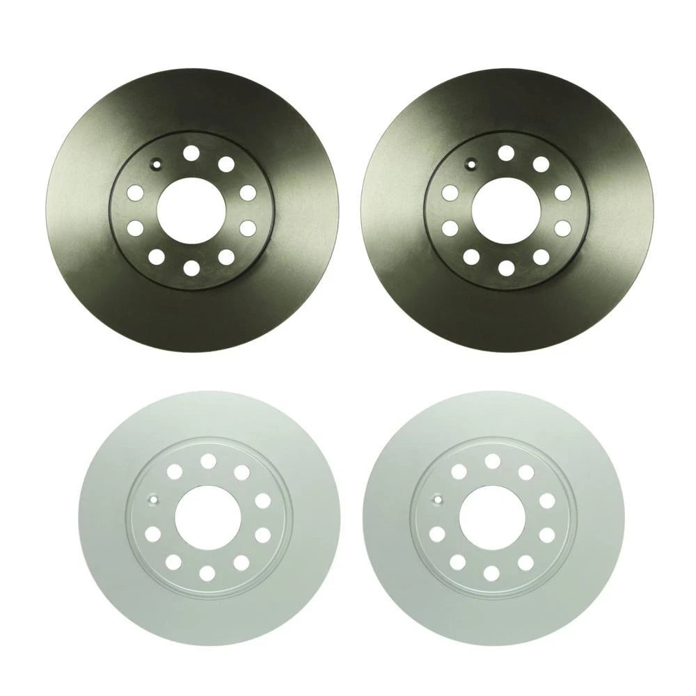 Disc Brake Rotors Kit for Audi VW (288mm Front & 271.8mm Rear)