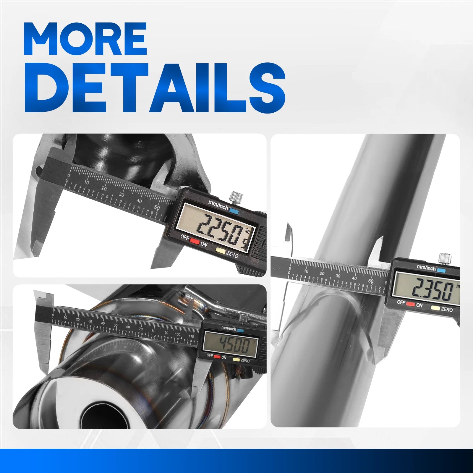 Catback Exhaust for Honda Accord 3.0L (1998–2002) Dual 4.5" Burnt Tip
