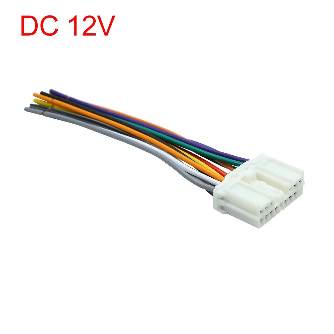 DC 12V Car Male DVD Radio Wire Harness Adapter for Mitsubishi Grandis (2004–2011)