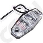 8 Side Marker Lights for Trailer Truck (Clear/Amber)