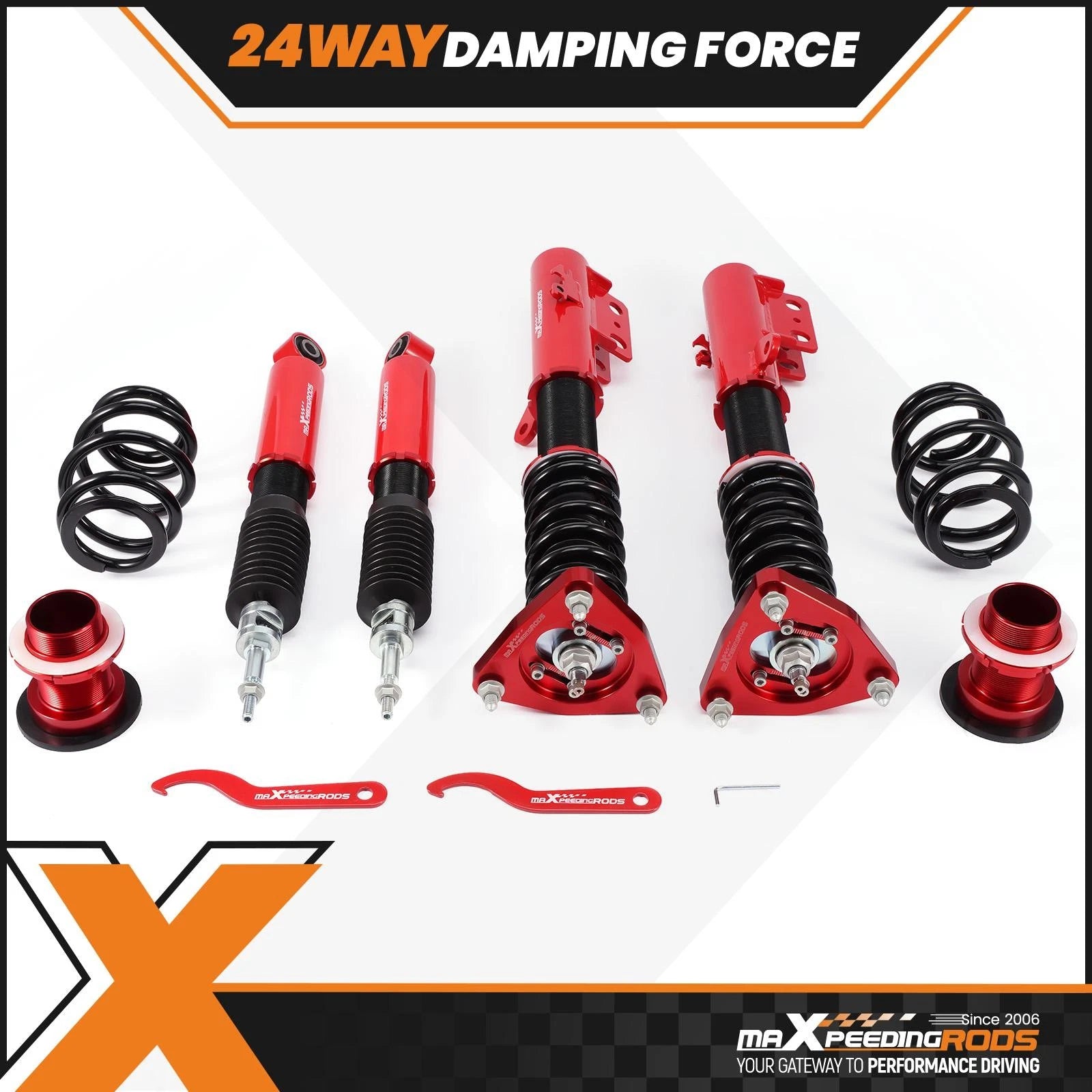 Coilovers Suspension Lowering Kit for Corolla Sedan (2020–Present)