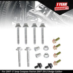 Rear Crossmember Subframe Bolt Kit for Jeep Compass Patriot Dodge Caliber (2007–2017)