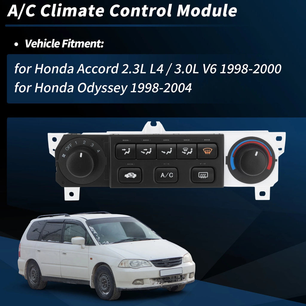 A/C Heater Climate Control Module Panel for Honda Odyssey (1998–2004) No. 599-268