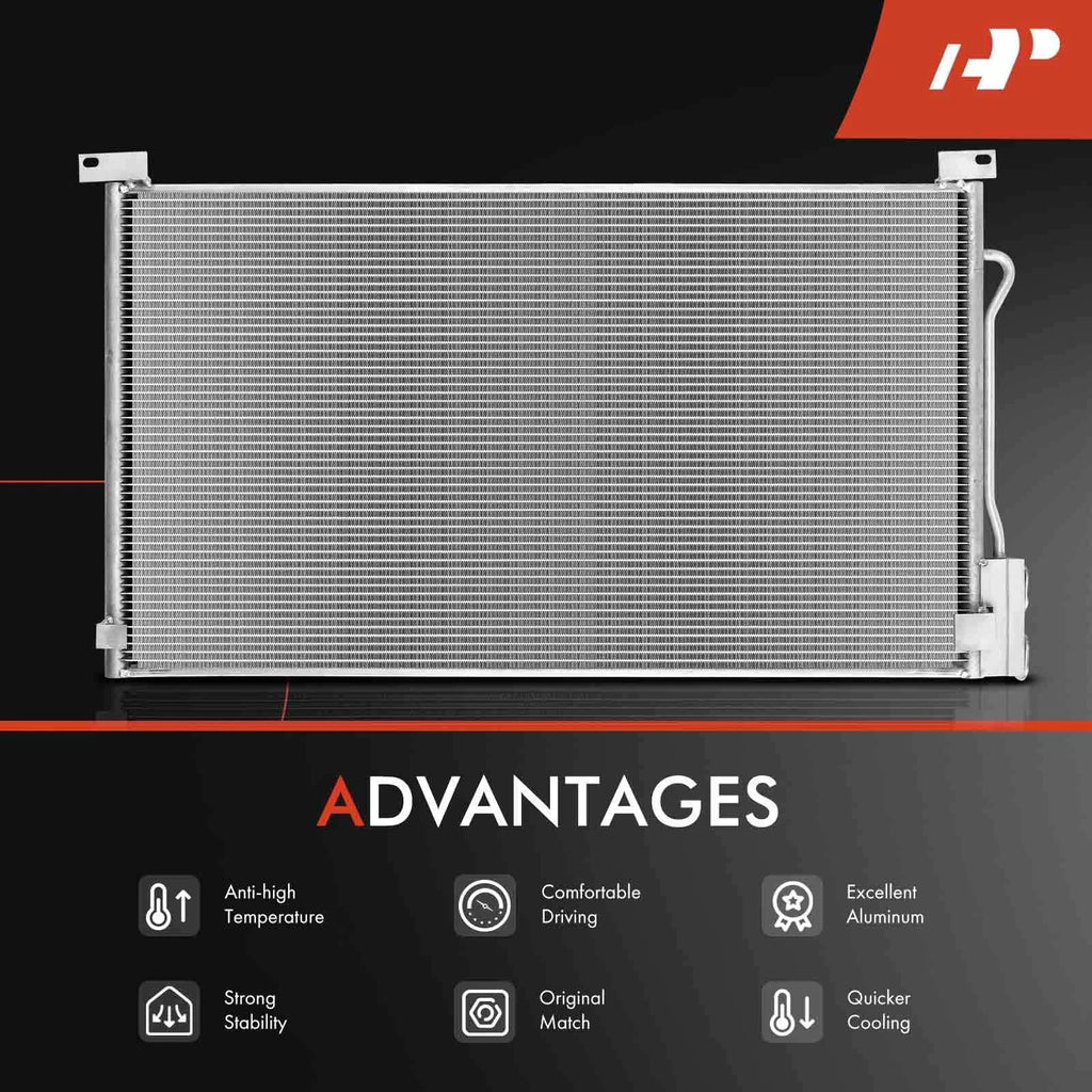 A/C Condenser for Ford Five Hundred, Freestyle, Mercury Montego (2005-2007)