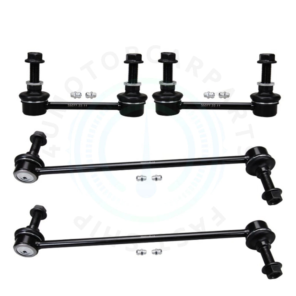 Set of 4 Front Rear Sway Bar End Links for Ford Fusion Edge Lincoln MKZ (2013–2018)