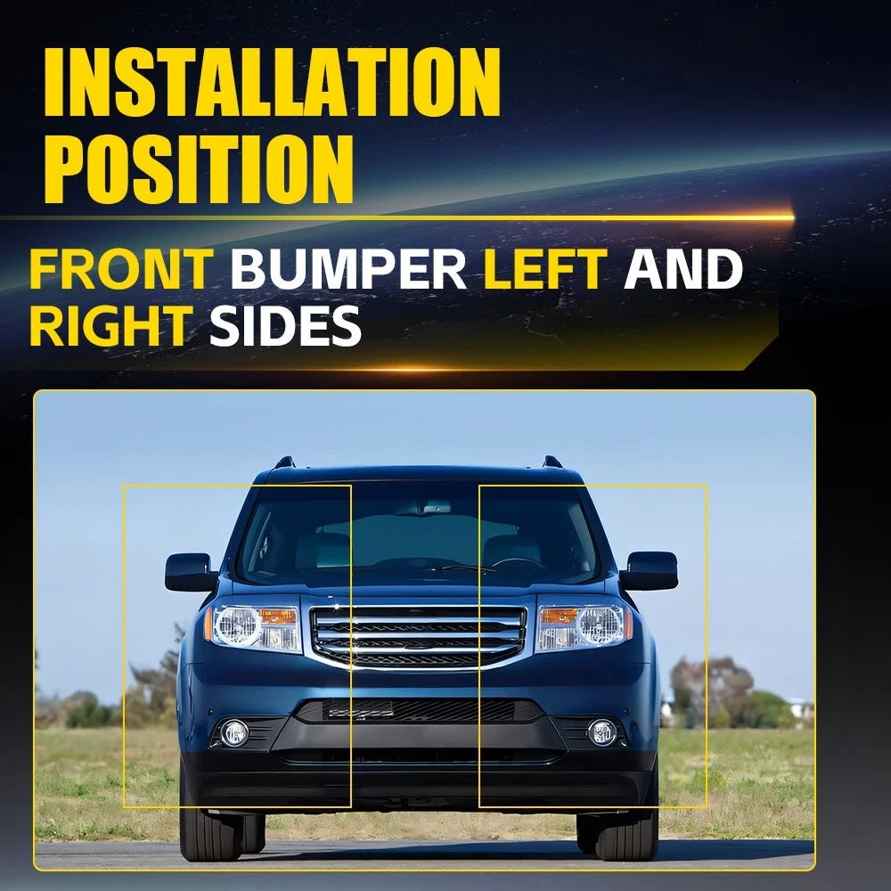 Front Bumper Support Bracket Set of 2 for Honda Pilot (2009–2015)