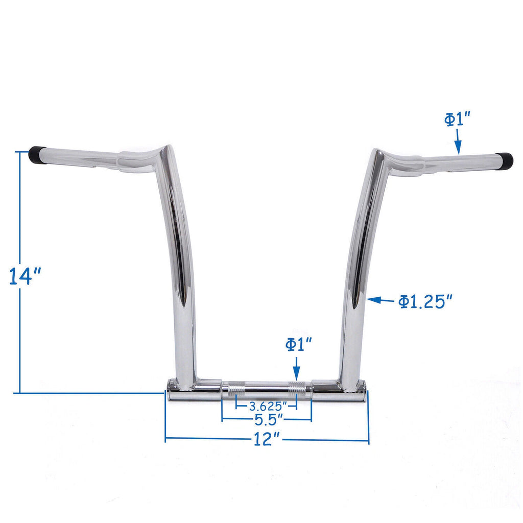 1" Handlebar for Harley Softail FLD FXDB FXDLS FLS FXST (2011–2023)