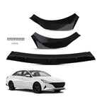 Front Bumper Guard Lip for Hyundai Elantra (2021-2024) Gloss Black