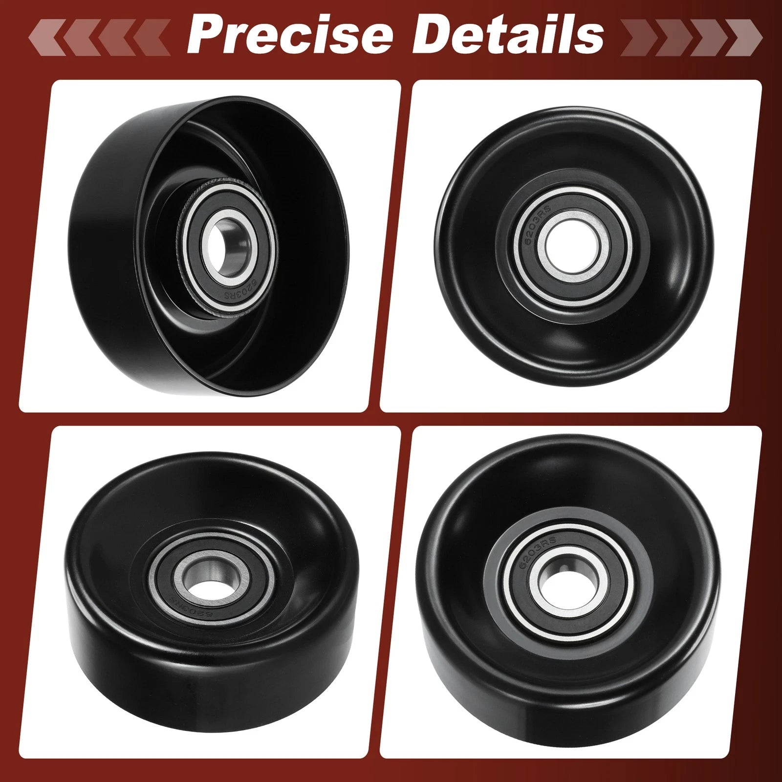 Accessory Drive Belt Idler Pulley for Dodge Ram 1500 2500 3500 (2002–2023)